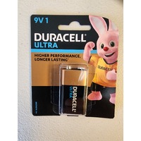 Battery 9 Volt Duracell Ultra x1 #5006406 9v
