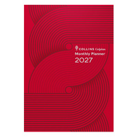  Diary Planner 2027 A4 month to view  51.C15-27 Geo Red Colplan Australia 85645.27 