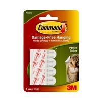 Command Adhesive Poster Strips 17024 pack 12 3M ID XA004194891
