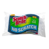 Scotch Brite Sponge No Scratch Pack of 2