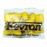Key Tags Clicktags ID5 50s Kevron Yellow Bag 50  ID5 YEL50