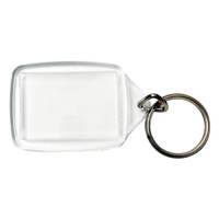 Key Tag Kevron ID56 SIZE: 55x35mm Bag 100 Oblong Acrylic. These tags do not include inserts