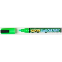 Liquid Chalk Marker Texta Green 5.5mm Nib - card of 1 