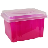 Storage Box Italplast 32 Litre I307 Tint Pink