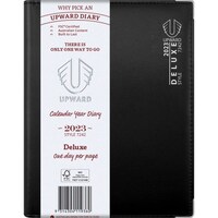 Diary 2024 Upward 7242 A5 A51 Deluxe 1 day to page Portrait Wire-O Bound