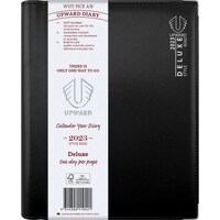 Diary 2024 Upward 8242 B5 1 day to a page Deluxe 260x210x35mm with index and Monthly planner