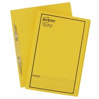 Spiral Spring Action File Avery Yellow box 25 85404 F/C Manilla with black printing