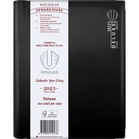 Diary 2024 Upward 8542 B5 Vertical Week WIRO Deluxe 250x176mm 30 min, 7am-7pm Monthly Tabs