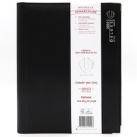 Diary 2024 Upward 9242 Deluxe Portrait A4 Day to Page with Monthly Tabs PVC Wire-O Bound 15 min 7am-7:45pm