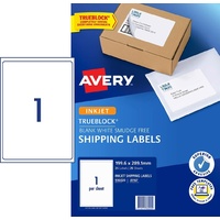 Labels  1up InkJet J8167 Shipping Avery 936020 box 25 White Permanent 
