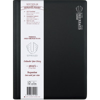 Diary 2025 Upward 9431 Superior A4 Week Opening Wire-O Bound PVC Cover 60 min, 7am-8pm