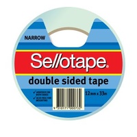 Tape Double Sided Sellotape 12x33m 404 960602 - roll 