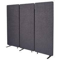 Zip Acoustic Pinnable 3 Panels 1650x1830 Graphite FREE shipping Sydney Brisbane Melbourne Metro only Normally ships 3-5 business Days