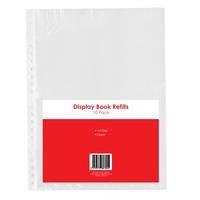 Display Book  A4 20 Pocket REFILLs pack of 10 #B23-04