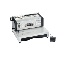 Binding Machine Plastic Coil punch 20 sheet 21 loop Electric Heavy Duty with Foot Pedal CB25E PRO (binds up to 450 sheets.)