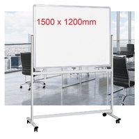 Whiteboard Mobile Chilli 1500x1200mm Magnetic Surface