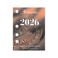 Calendar Side Hole Refill 2026 SIDE HOLE day DCRS-26
