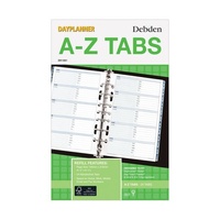 Dayplanner DK1001 Desk Organiser Tabs A To Z Directory