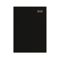 Diary 2026 Essential A4 1 Day to a Page ESSA41.9926 BLACK NO TIMES, JUST LINES