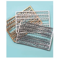 15mm Silver Letter Pack EXLPS2 
