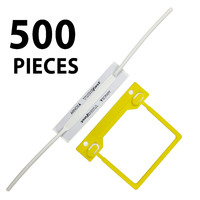 Tubefast Box 500 Yellow Arnos F249Y 3 piece file fasteners like tubeclips