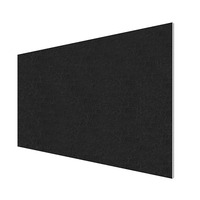 Pinboards LX7 EDGE Echopanel  900x600mm Fabric Surface Black Extra freight for country applies. Made to order, 10-15 days