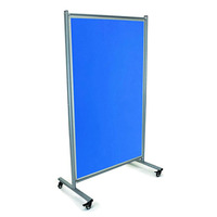 Room Dividers Pinboard Modulo Mobile 1800x1000 Blue, Double sided FREE shipping Sydney Brisbane Melbourne Metro only [MTO 10-15 days]