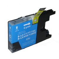 InkJet for Brother  LC77XL Cyan Compatible Inkjet Cartridge