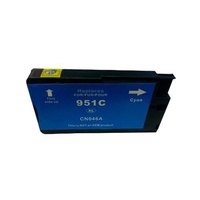 InkJet for HP 951XL Cyan Compatible Cartridge with Chip CN046AA 