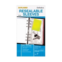 DayPlanner PR2005 Resealable Sleeve Bag (2 Pack) Personal Edition Organiser Debden 6-Ring 172x96mm