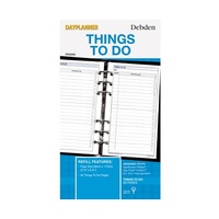 DayPlanner PR2006 Things To Do Refills Personal Edition Organiser Debden 6-Ring 172x96mm