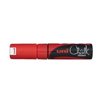 Chalk Marker Liquid Uni PWE8K Red Chisel Tip 8mm approx. Bold PWE8KR