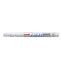 Paint Marker Uni PX21 White Box 12 Bullet Tip 1.2mm approx 10503257 