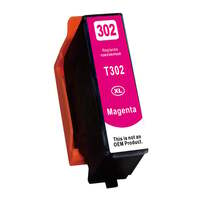 InkJet for Epson Remanufactured 302XL Magenta Dye Ink C13T01Y392 QI-302MXL Yield: 650 Pages Compatible