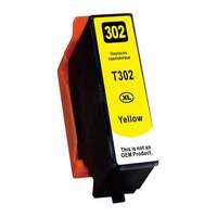 InkJet for Epson Remanufactured 302XL Yellow Dye Ink C13T01Y492 QI-302YXL Yield: 650 Pages Compatible