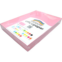 Copy paper RAINBOW A3 Pink Ream 500 80gsm photocopier paper #51812 only sold in lots of 3