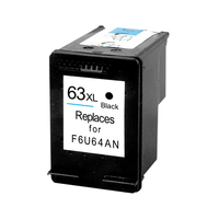 InkJet for HP  63XL Black Remanufactured Inkjet Cartridge for F6U64AA HP63XL