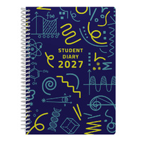 Diary 2027 SCHOOL student SPIRAL SC37SP Collins A5 WTO #SC37SP.LGT-27 THIS STOCK IS DUE AROUND AUGUST 2026