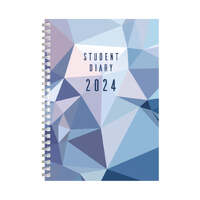 Diary 2024 Collins SCHOOL student SPIRAL SC37sp A5 WTO #SC37SP.LGT-24 10250487