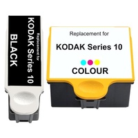 Series 10 Compatible Kodak Inkjet Cartridge Set 2 Cartridges