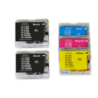 InkJet for Brother  LC37 LC57 Compatible Cartridge Set - 5 Ink Cartridges