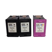 InkJet for HP  62XL Black 2x C2P05AA 1x C2P07AA Remanufactured Cartridges