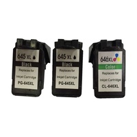 InkJet for Canon PG645XL Black x2 CL646XL x1 for Canon Colour Premium Quality Remanufactured Cartridges