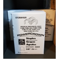 Staples Bostitch STCR5019  9.5mm Generic box 5000 T15C T68 staples T15 P6C-8 P6C-8P 3/8 STCR501910Z