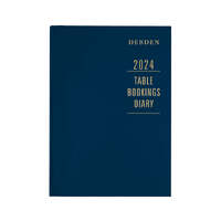 Table Bookings Diary TBD 2024 2 Pages to a Day Collins TBD.P59-24 #TBD.P59-24
