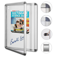 Notice Case 1200x 900mm AO Neo Lockable Hinged Door Magnetic Whiteboard TXN1290 Visionchart *Extra freight applies for country*
