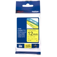 Brother TZe631 12mm Black On Yellow Brother TZ-631 P-Touch - each 