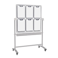 Whiteboard Mobile stand 1000x1000 with 12 x (450x300mm) tablets Visionchart COUNTRY FREIGHT IS EXTRA