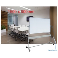 Mobile Whiteboard Corporate 1500x 900mm Magnetic VM1590