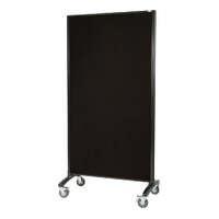 Room Divider  VRD Whiteboard & Pinboard 1800x900 Charcoal Pinnable pinboard and whiteboard